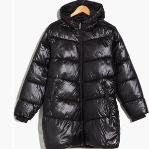 Spyder Super Puff Black Water Resistant Hooded Parka